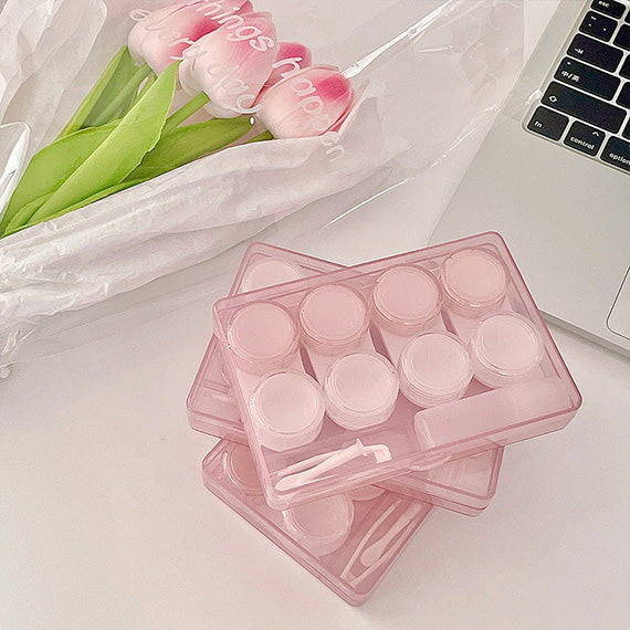 4-in-1 Tinted Transparent Contact Lens Storage Case - Image 2