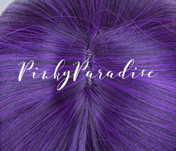 Dark Violet Long Curly 70cm - Image 3