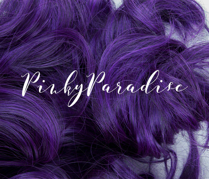 Dark Violet Long Curly 70cm - Image 4