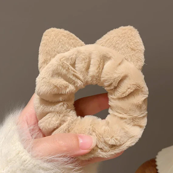 Fluffy Cat Ears Scrunchie - Image 12