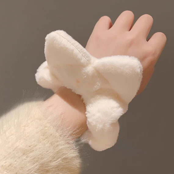 Fluffy Cat Ears Scrunchie - Image 8