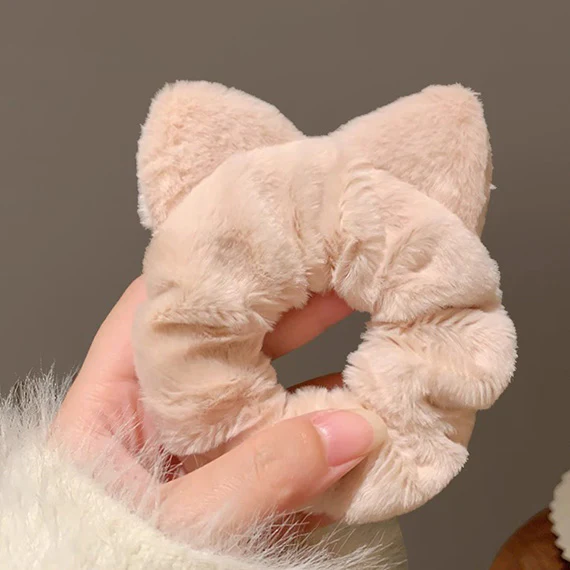 Fluffy Cat Ears Scrunchie - Image 9
