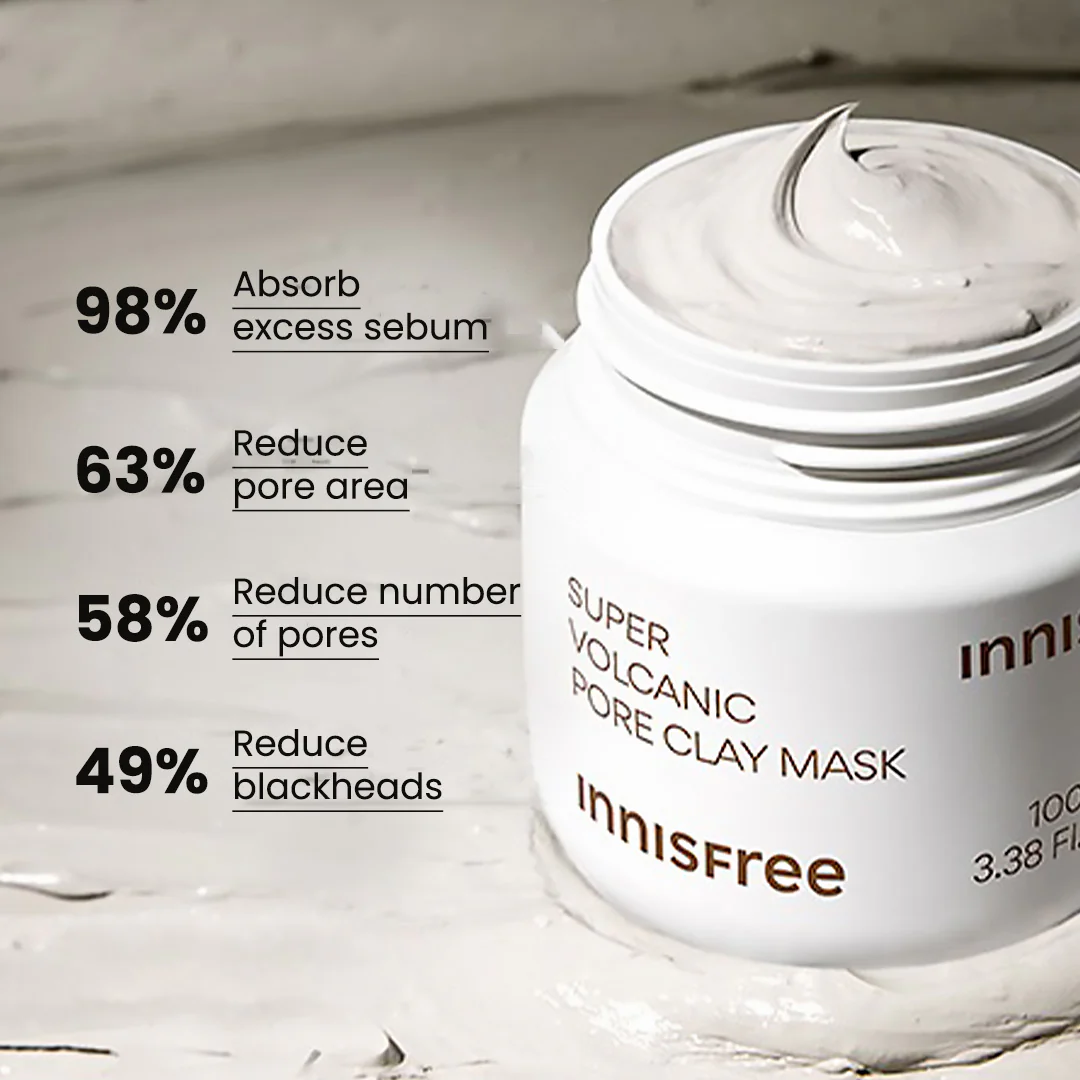 Innisfree Super Volcanic Pore Clay Mask 2X - Image 2