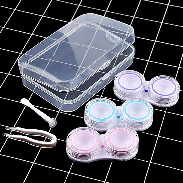 Mini Transparent Contact Lens Storage Case - Image 2