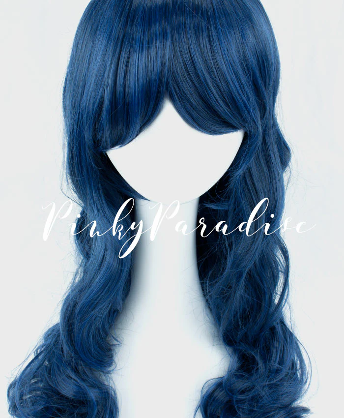 Navy Blue Wavy 65cm - Image 2