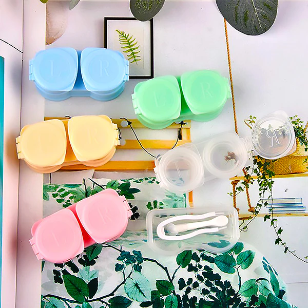Pastel Macaron Mini Clamshell Travel Lens Case - Image 3