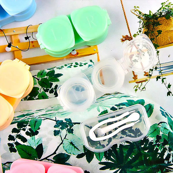 Pastel Macaron Mini Clamshell Travel Lens Case - Image 4