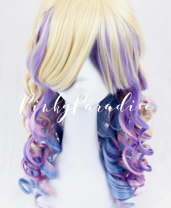 Pastel Rainbow Curly 60cm - Image 2