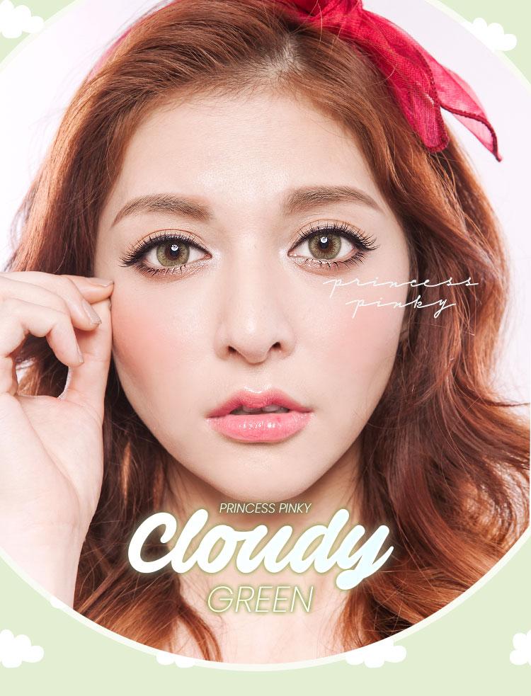 Princess Pinky Cloudy Green - Image 3