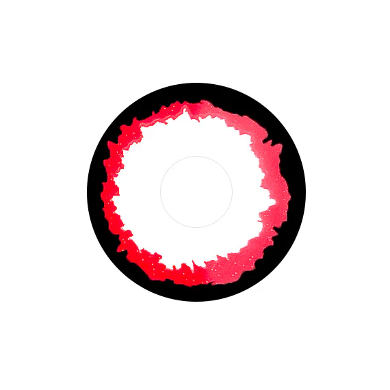 Princess Pinky Eerie Red Mini Sclera - Image 7