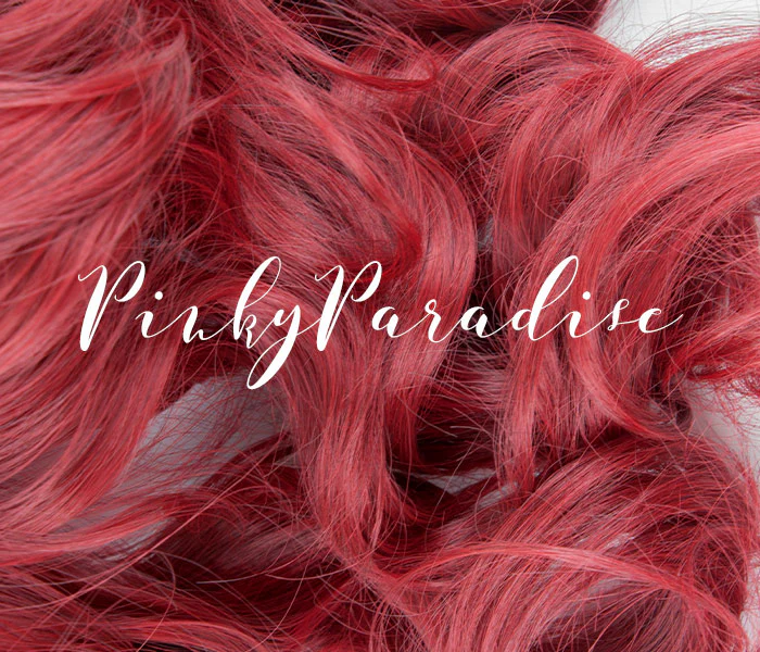 Red Velvet Long Wavy 65cm - Image 6