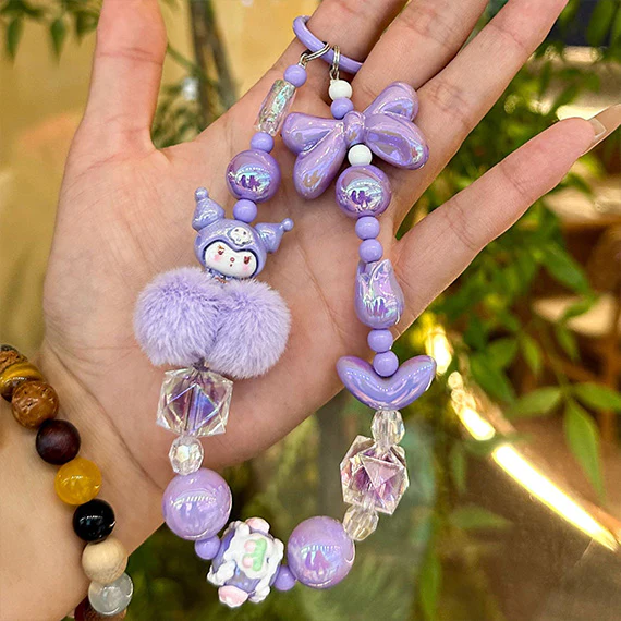 Sanrio Beaded Charm Phone Wrist Strap - Image 11