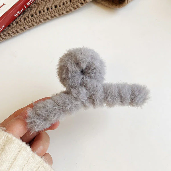 Soft Fluffy Claw Clip - Image 3