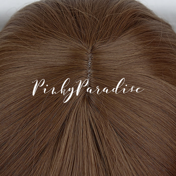 Taupe Brown Long Curly 70cm - Image 4