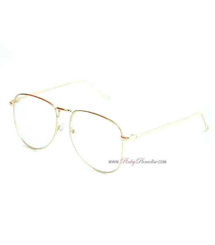 Thin Metal Frame Glasses - Image 3