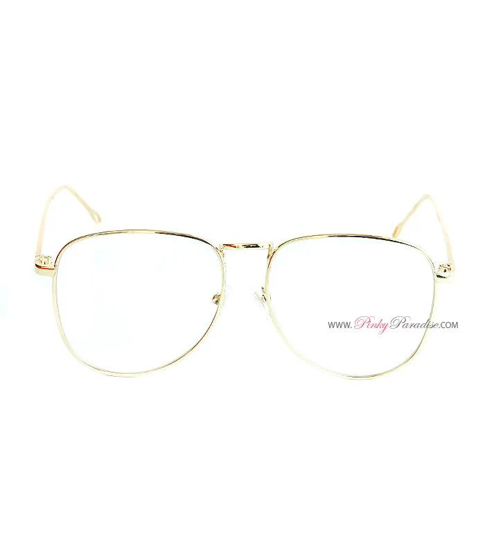 Thin Metal Frame Glasses - Image 4