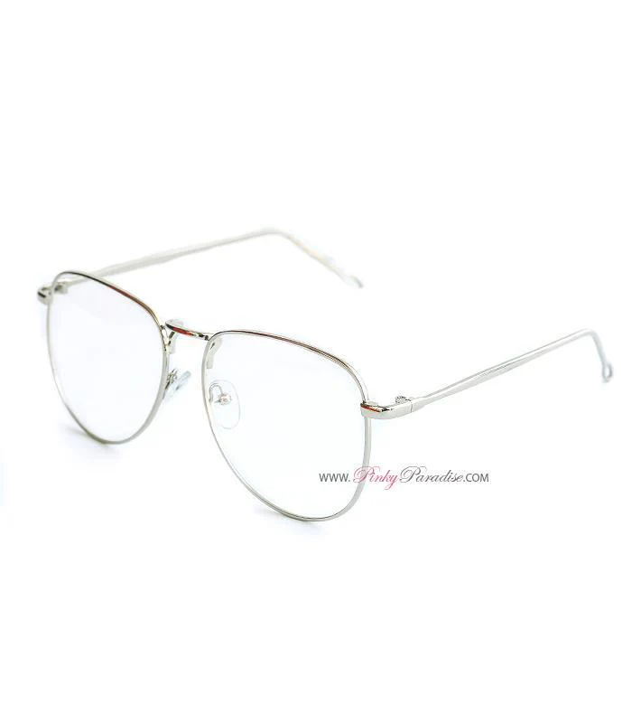 Thin Metal Frame Glasses - Image 7
